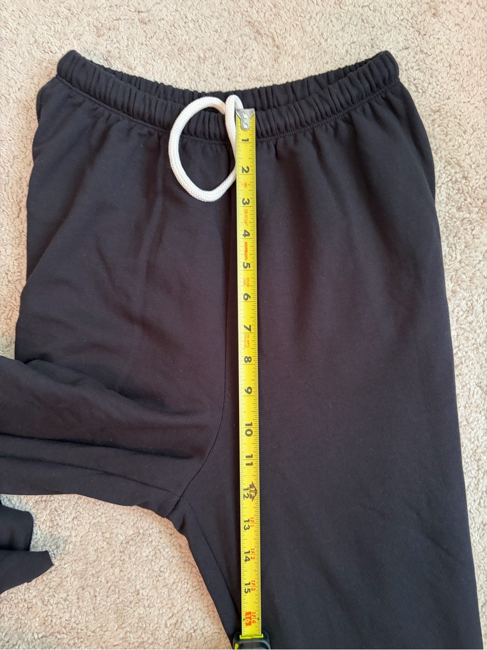 Offline By Aerie NWT OTT Fleece Super Wide Leg Black Pull On Pants Womens Sz XS - Picture 8 of 10